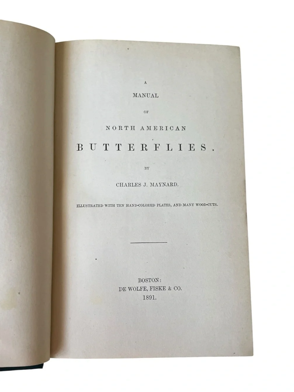 De Wolfe, Fiske & Co., Boston manual north